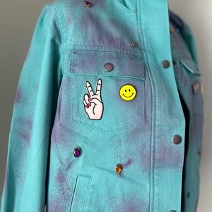 Handmade painted jacket.